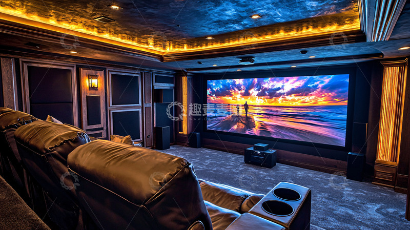 高清大图下载【趣麦麦图】奢华家庭影院