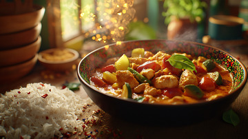 香喷喷的泰式咖喱鸡