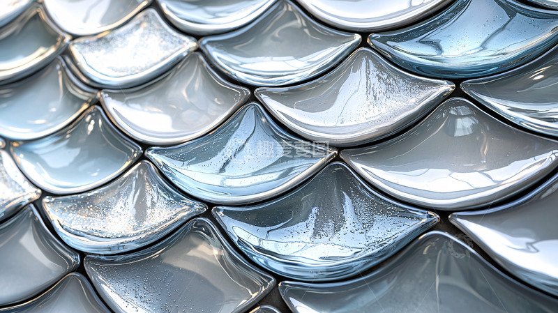 高清大图下载【趣麦麦图】鱼鳞状瓷砖