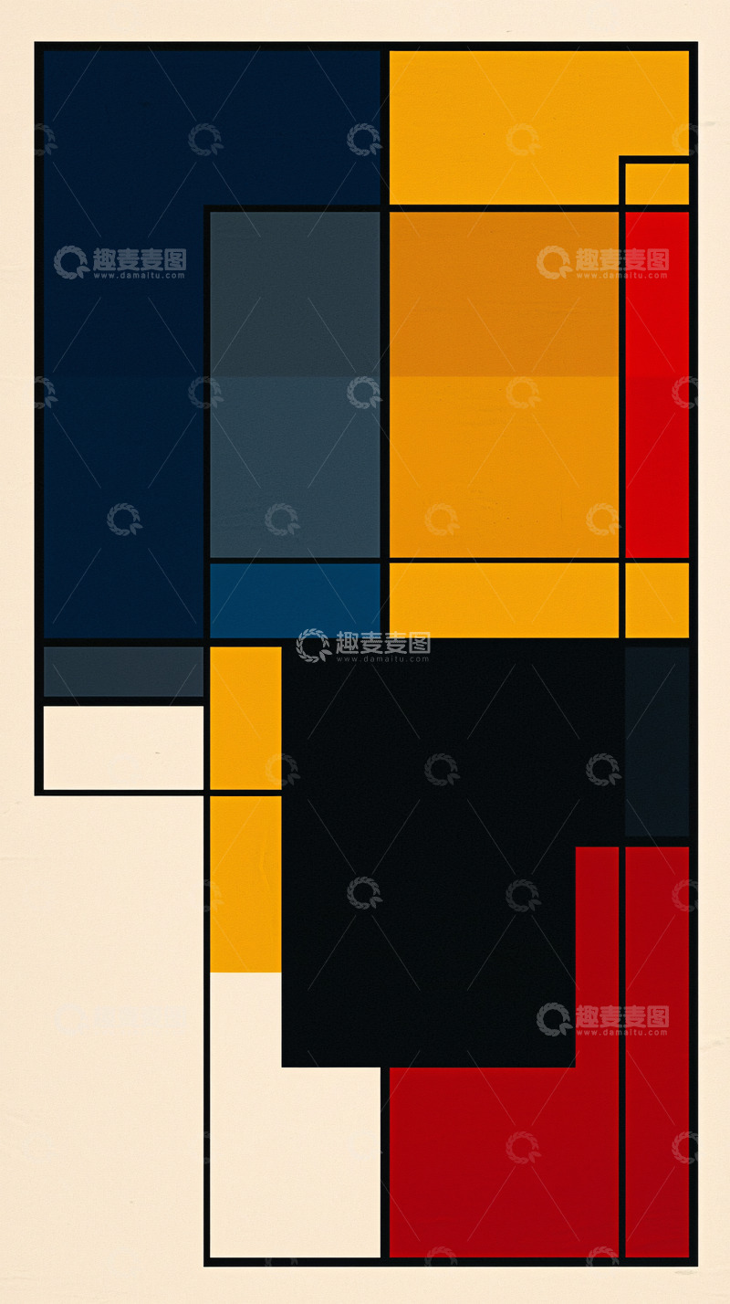 高清大图下载【趣麦麦图】抽象几何