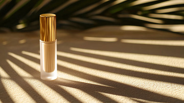 米色遮瑕膏与阴影