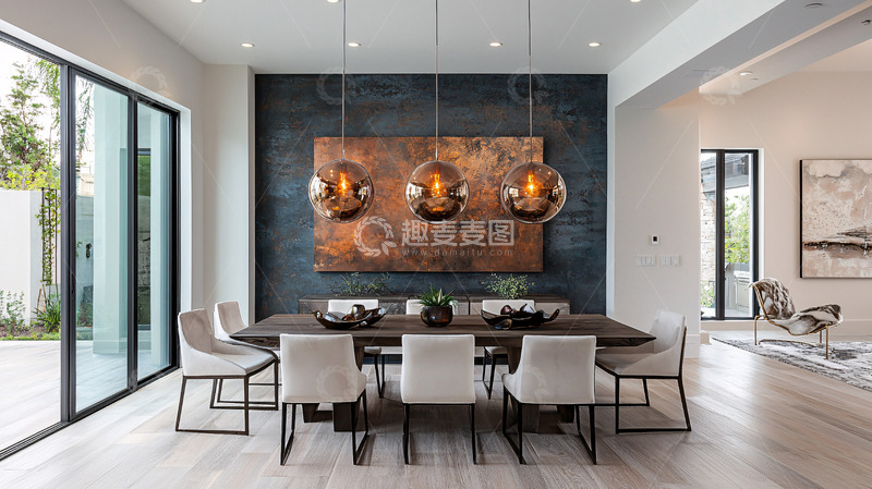 高清大图下载【趣麦麦图】现代简约风格餐厅