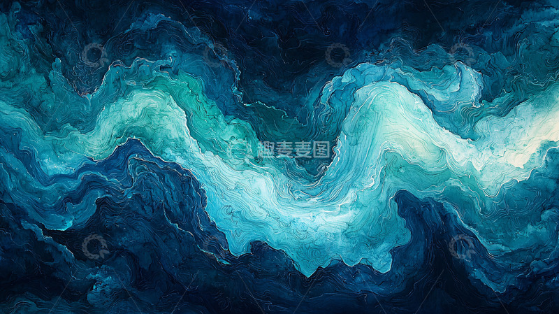 高清大图下载【趣麦麦图】抽象水波纹