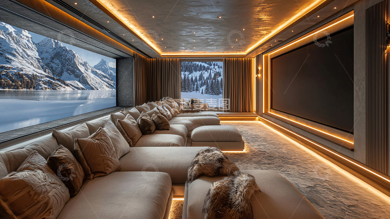 高清大图下载【趣麦麦图】高端家庭影院