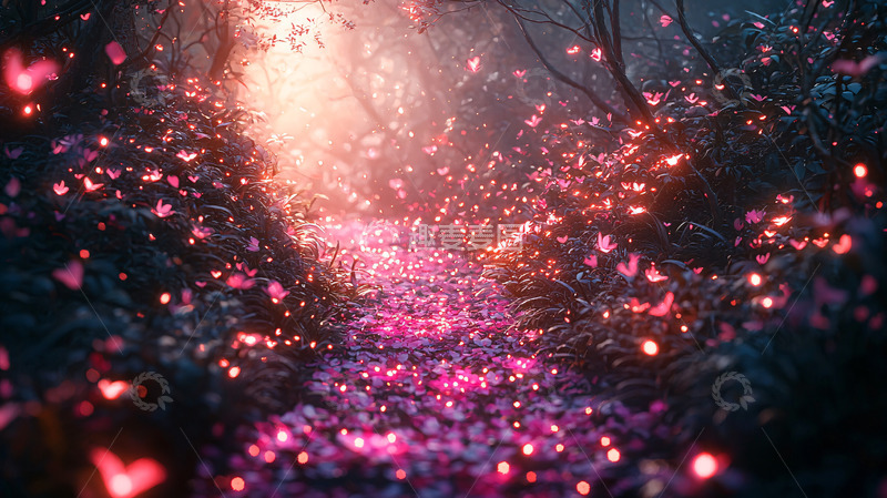 高清大图下载【趣麦麦图】梦幻森林小路12