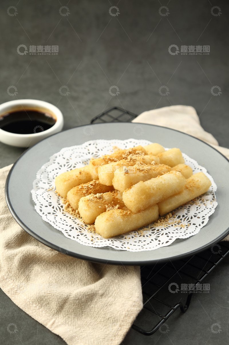 高清大图下载【趣麦麦图】红糖糍粑摄影图2