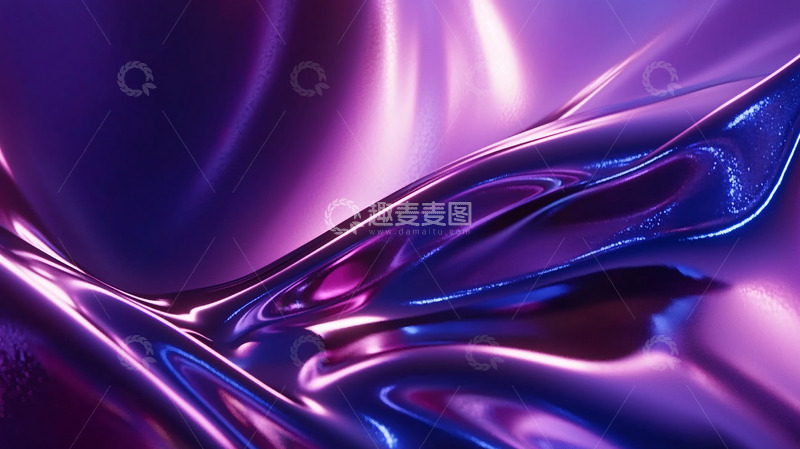 紫色蓝色光泽丝绸布料