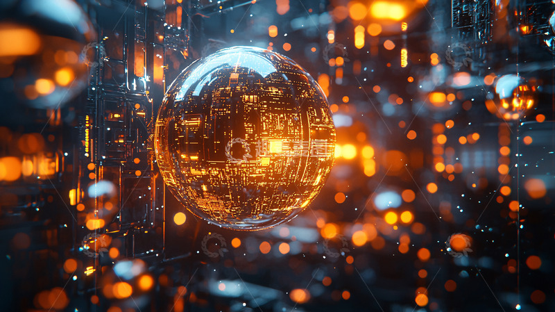 高清大图下载【趣麦麦图】未来科技感球体