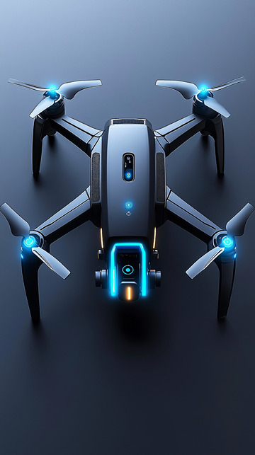 未来科技感无人机