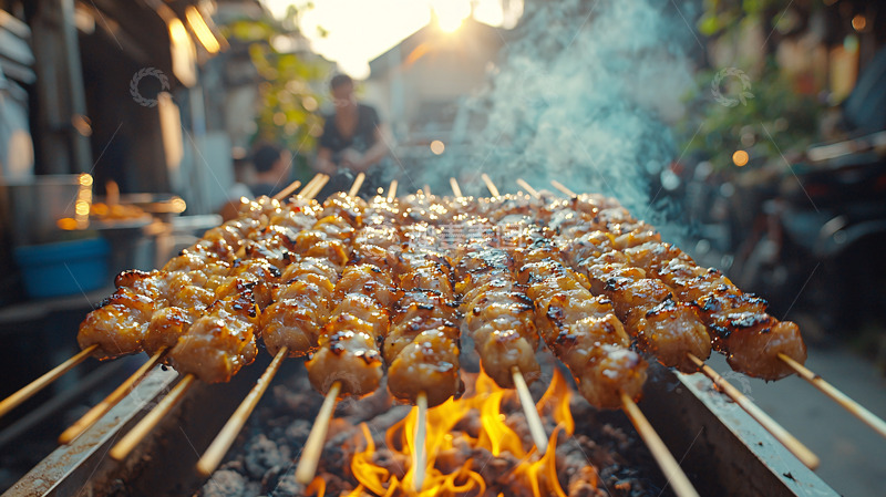 高清大图下载【趣麦麦图】烤肉串