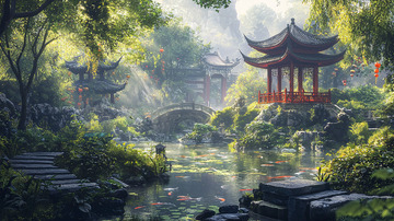 仙境般中国古典园林