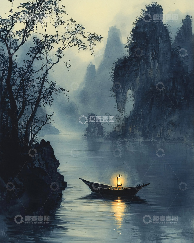 高清大图下载【趣麦麦图】水墨画