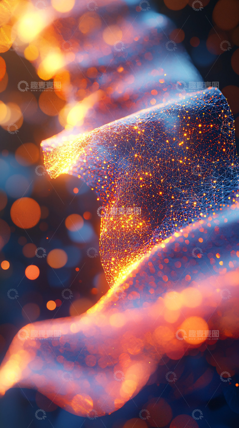 高清大图下载【趣麦麦图】光线流动的抽象背景