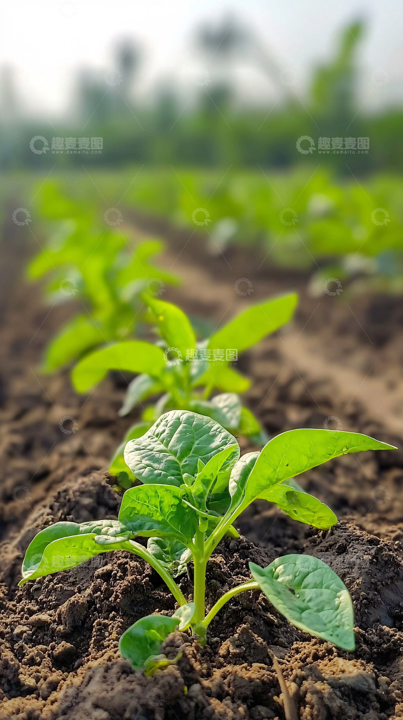 高清大图下载【趣麦麦图】绿色植物幼苗