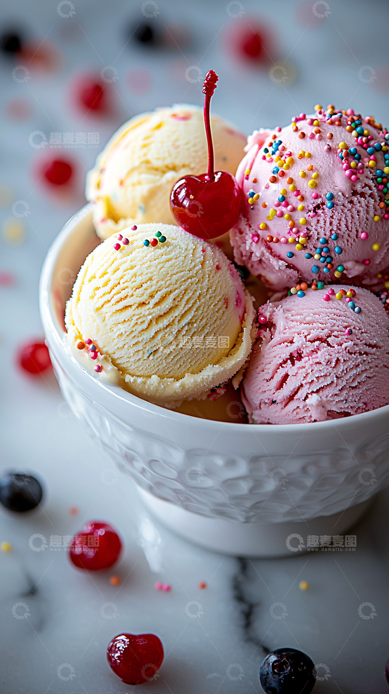 高清大图下载【趣麦麦图】冰淇淋甜点