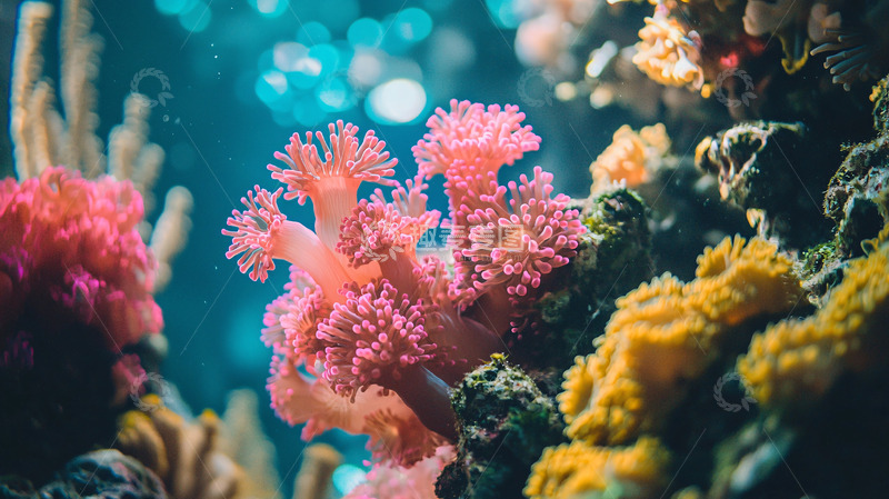 高清大图下载【趣麦麦图】五彩斑斓的珊瑚礁景观