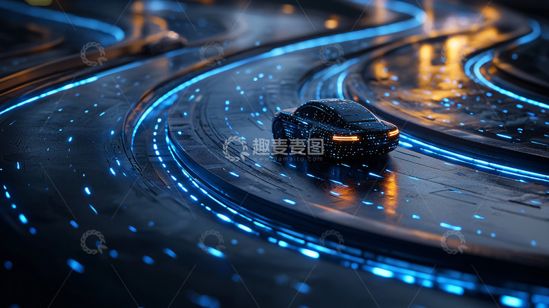 高清大图下载【趣麦麦图】未来科技感汽车
