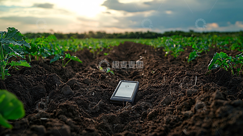 高清大图下载【趣麦麦图】田地里的小型电子设备