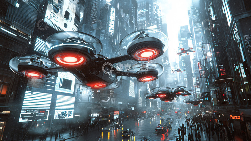 高清大图下载【趣麦麦图】未来都市