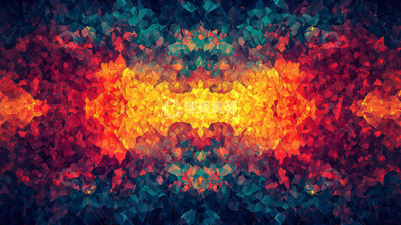 高清大图下载【趣麦麦图】抽象火焰