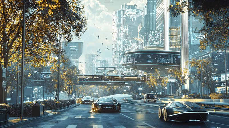 高清大图下载【趣麦麦图】未来都市