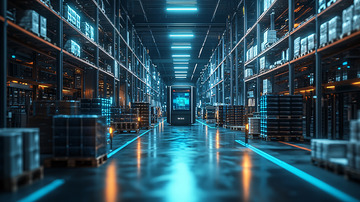 科技感智能仓库