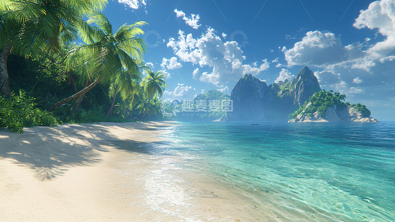 高清大图下载【趣麦麦图】热带海滩风景