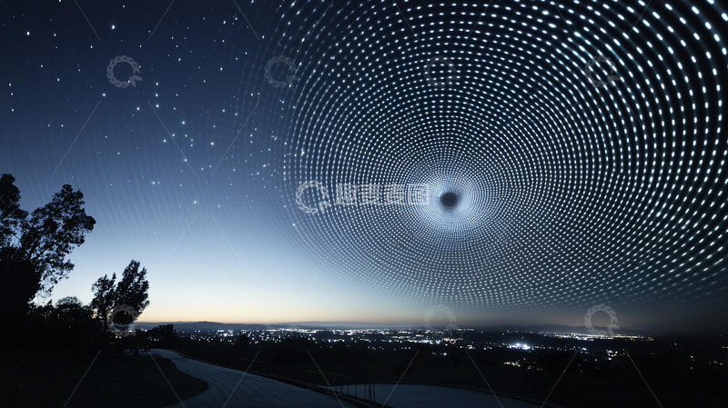 高清大图下载【趣麦麦图】星空漩涡