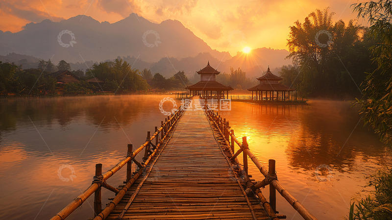 高清大图下载【趣麦麦图】日出