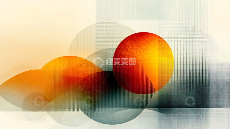 高清大图下载【趣麦麦图】抽象几何背景