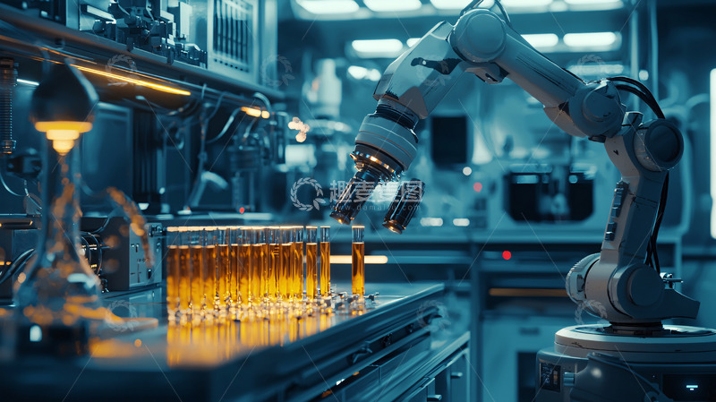 高清大图下载【趣麦麦图】自动化生产线