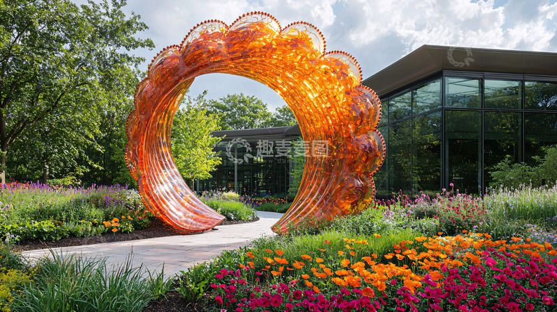 高清大图下载【趣麦麦图】玻璃雕塑