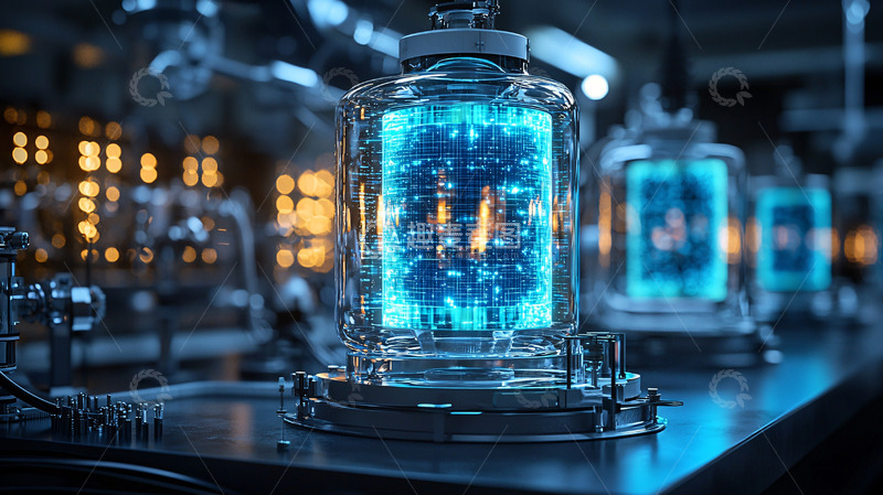 高清大图下载【趣麦麦图】蓝色能量核心