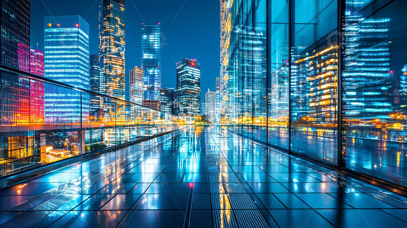 高清大图下载【趣麦麦图】夜景都市