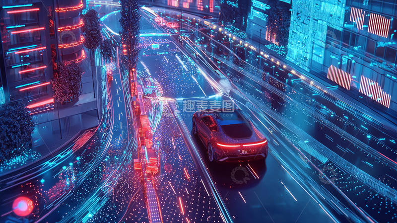 高清大图下载【趣麦麦图】未来都市