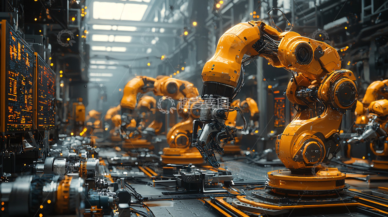 高清大图下载【趣麦麦图】工业机器人
