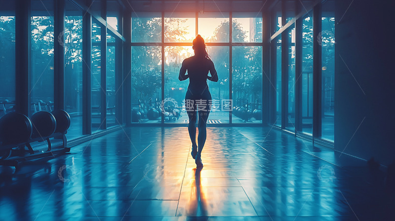 高清大图下载【趣麦麦图】健身房瑜伽