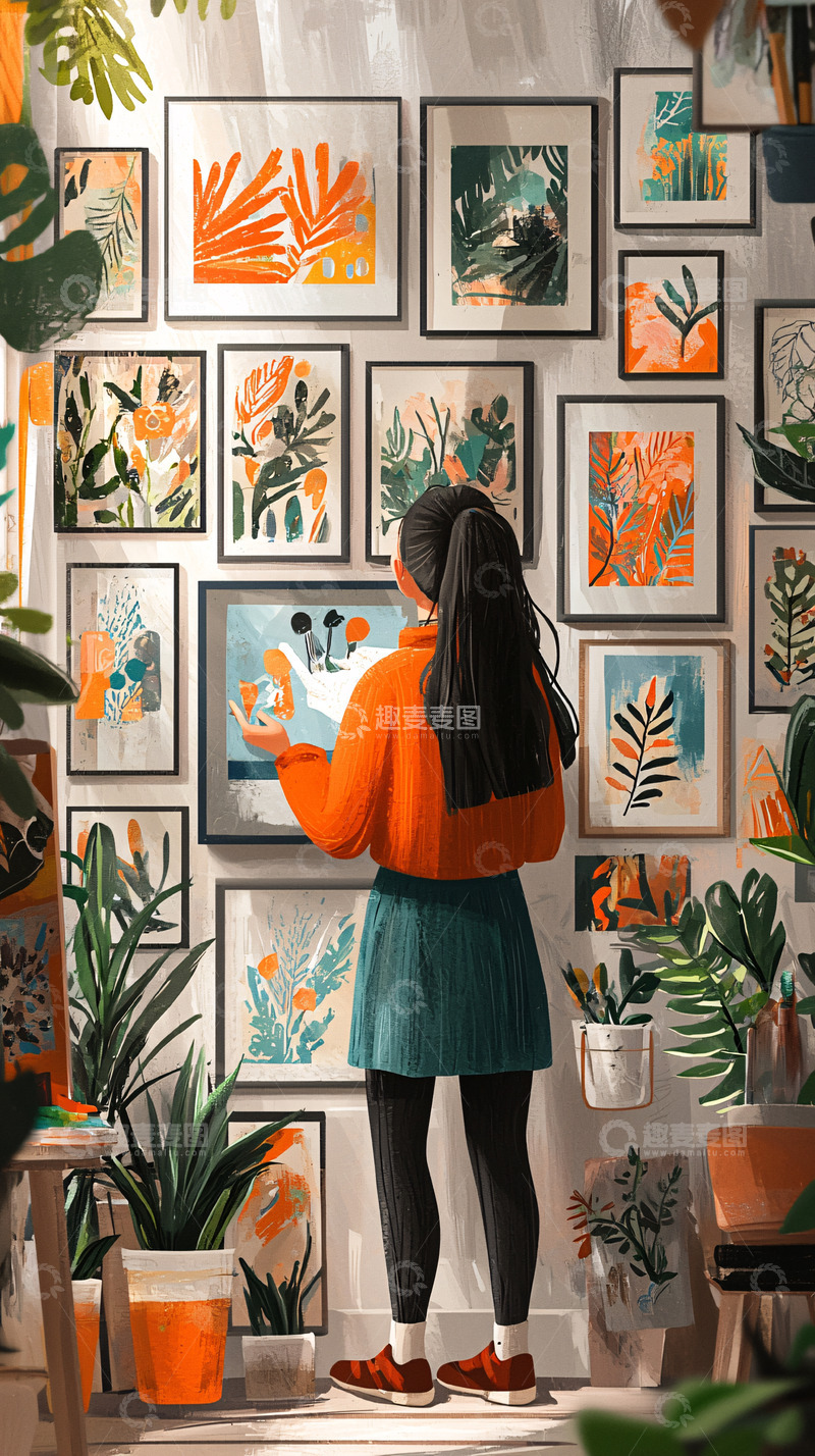 高清大图下载【趣麦麦图】女孩