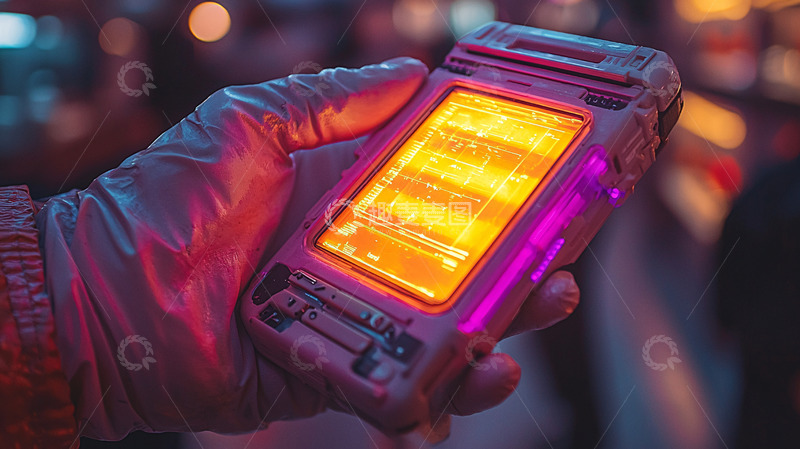 高清大图下载【趣麦麦图】未来科技感手机