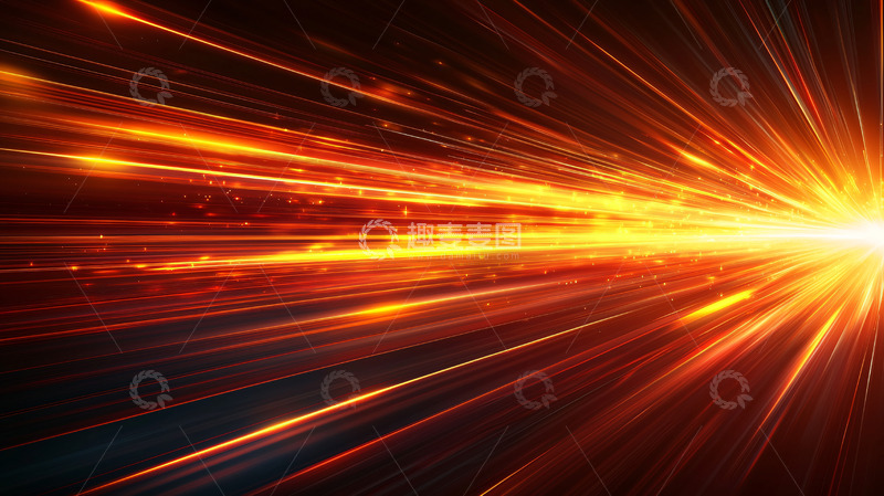 高清大图下载【趣麦麦图】光线汇聚向前冲