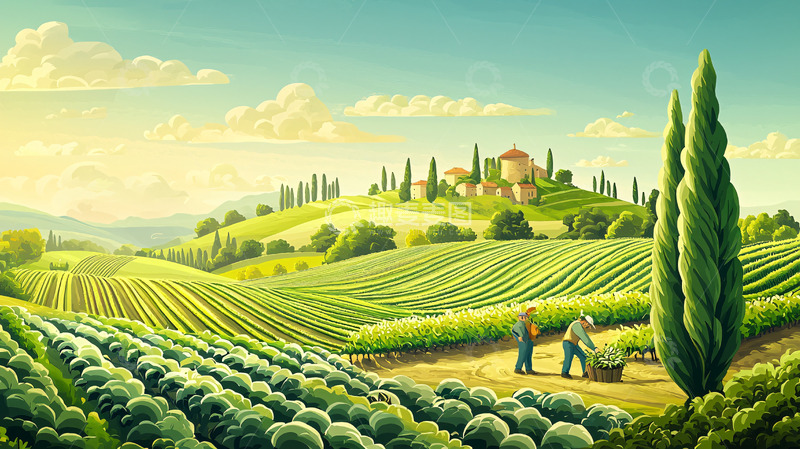 高清大图下载【趣麦麦图】田园风光69