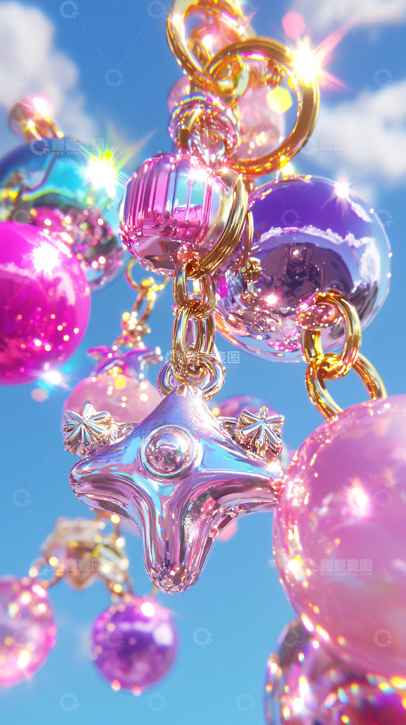 高清大图下载【趣麦麦图】梦幻泡泡挂饰