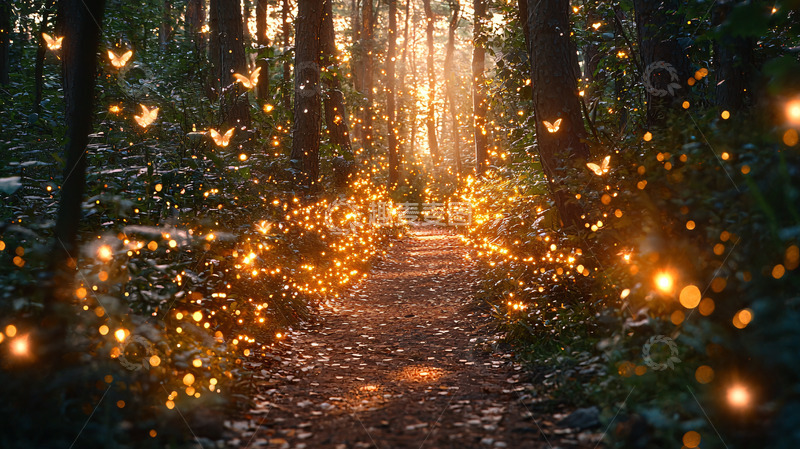 高清大图下载【趣麦麦图】森林小路