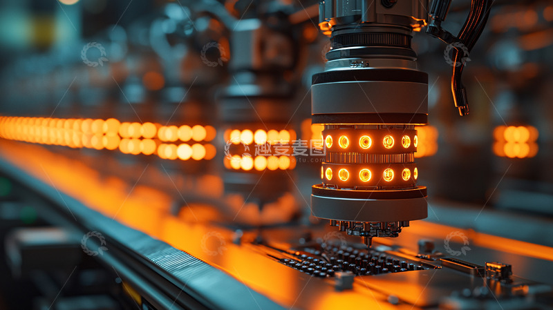 高清大图下载【趣麦麦图】自动化生产线