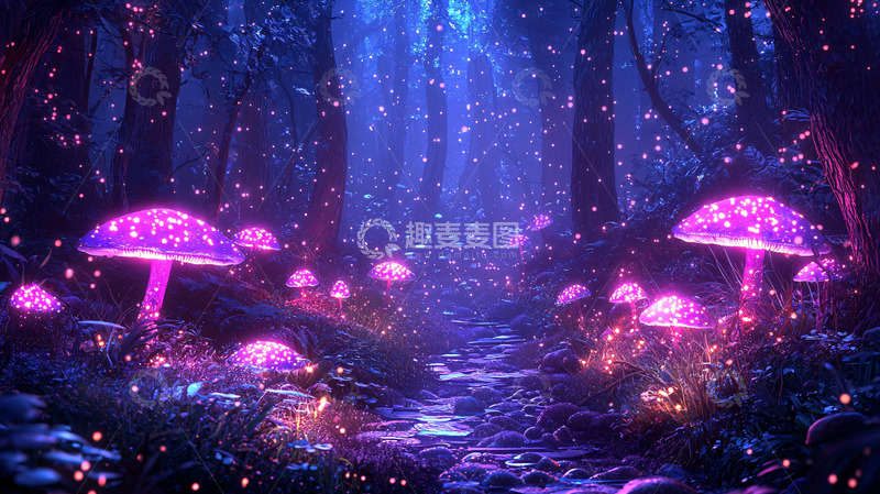 高清大图下载【趣麦麦图】梦幻森林