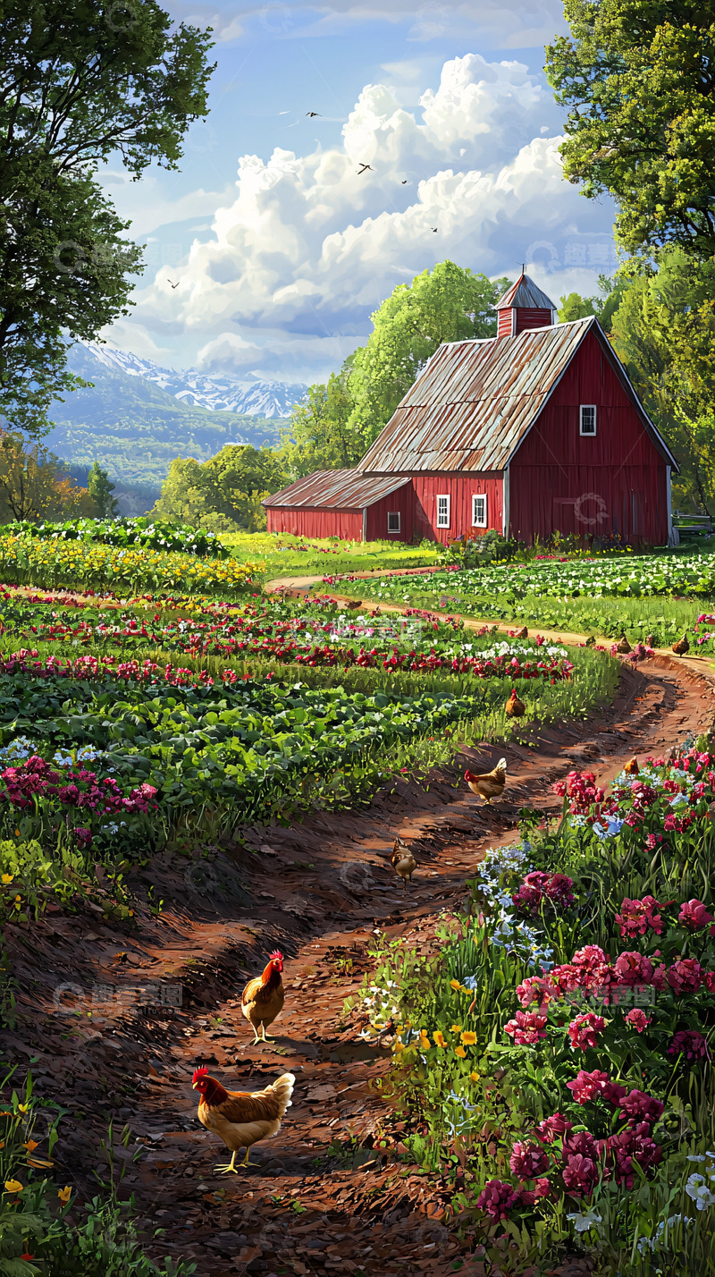 高清大图下载【趣麦麦图】乡村田园风光