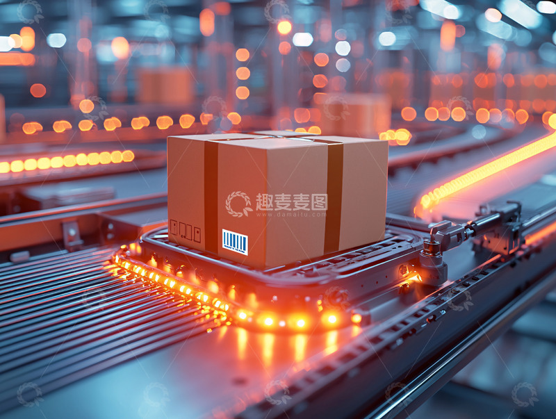 高清大图下载【趣麦麦图】自动化物流