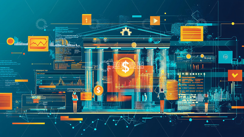 高清大图下载【趣麦麦图】数字金融