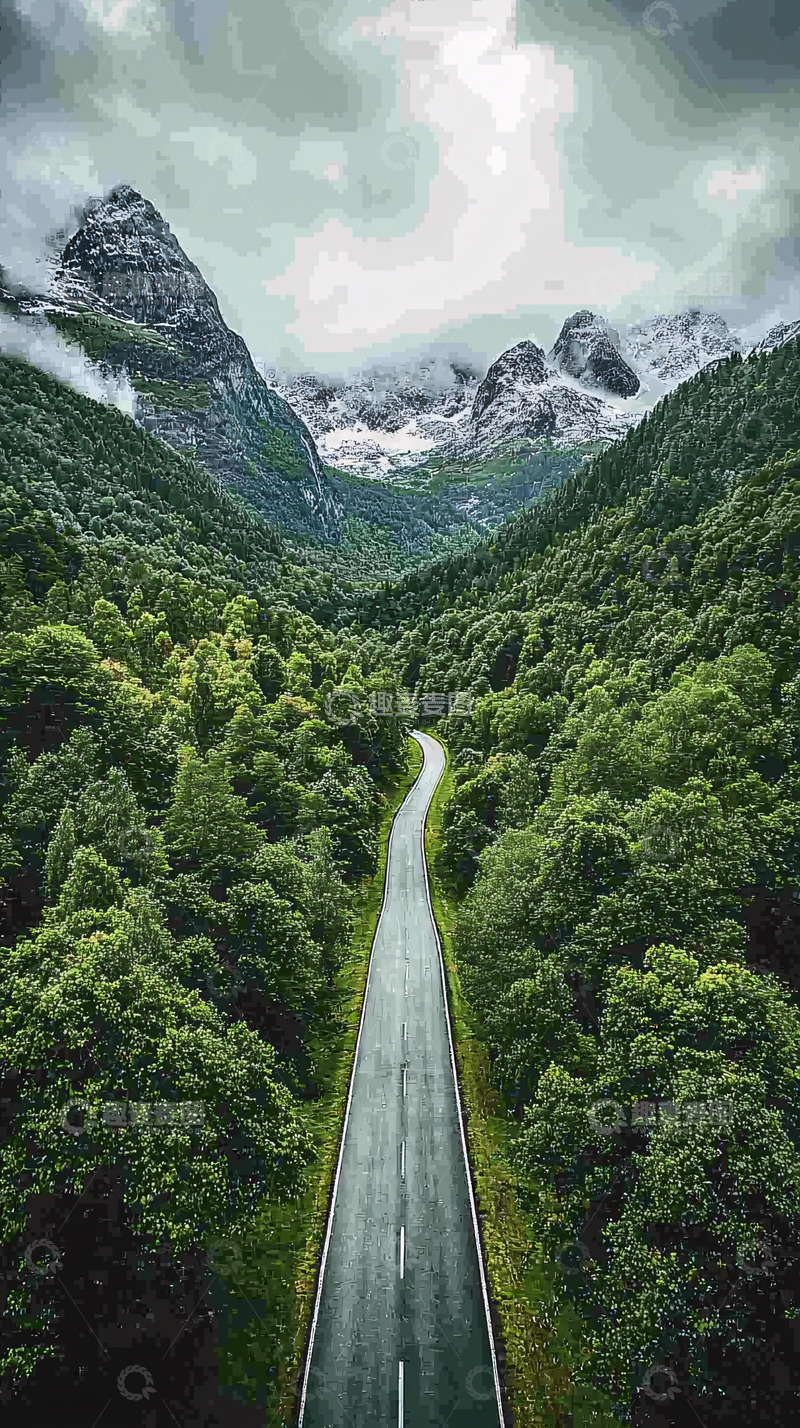 高清大图下载【趣麦麦图】山路