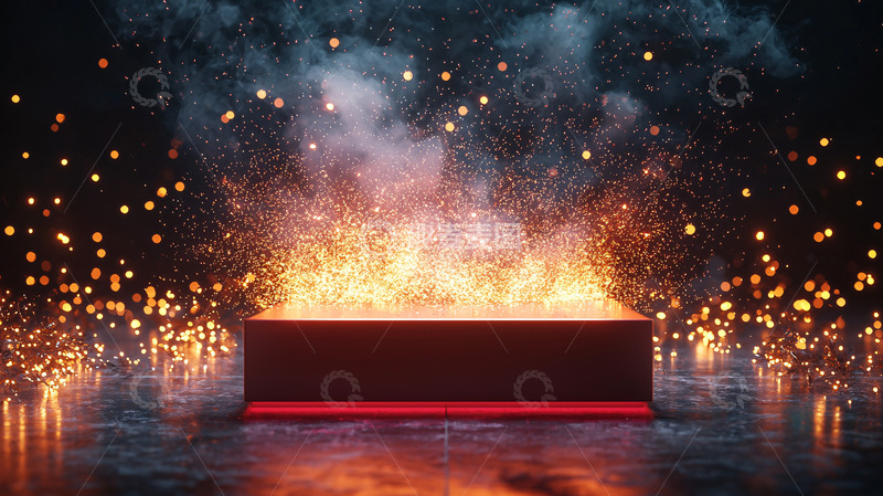 高清大图下载【趣麦麦图】火焰盒子